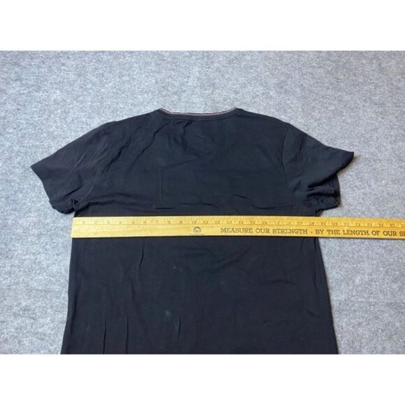 G Fried Denim Shirt Mens Extra Large Black V Neck Tee - Picture 5 of 5